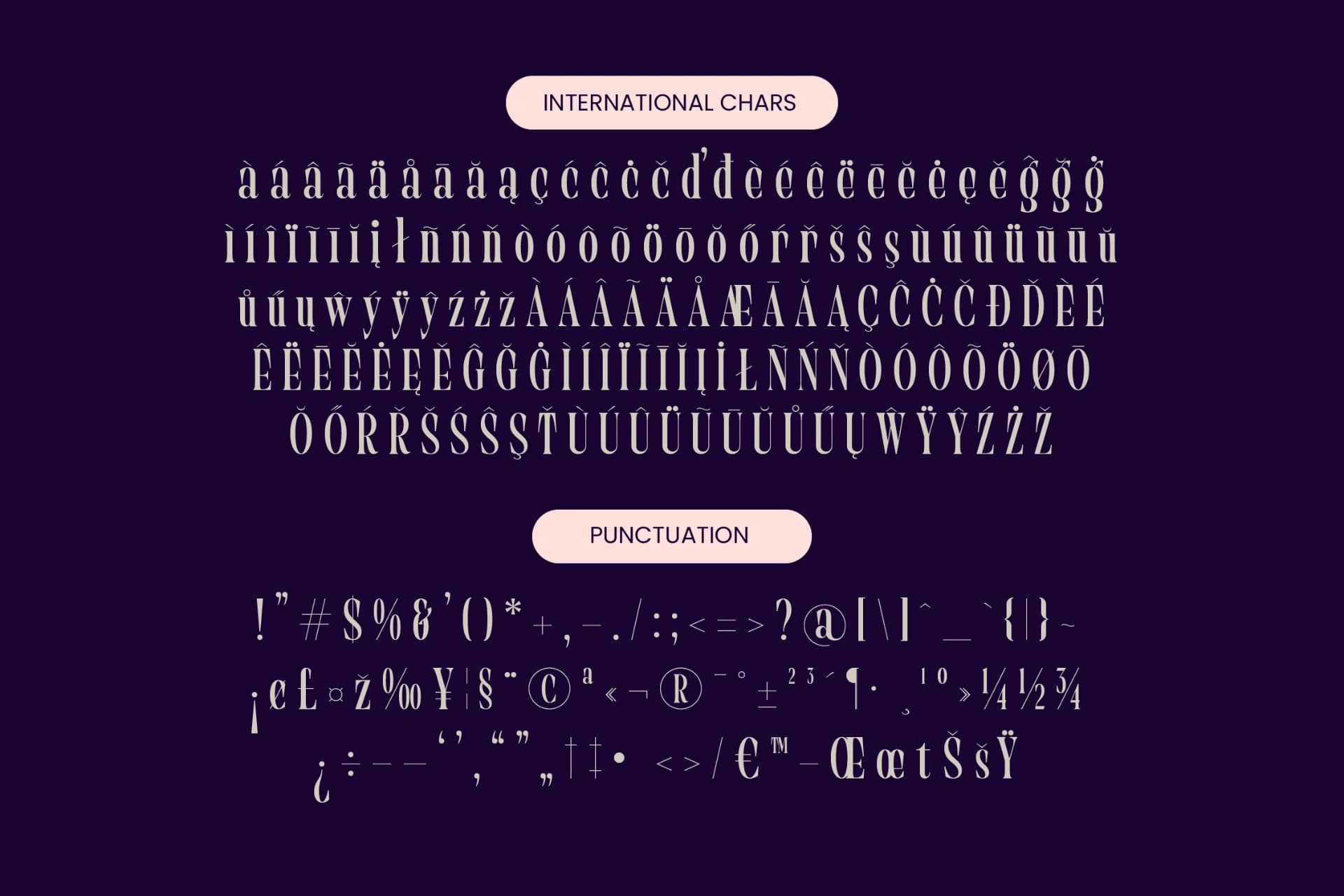 Preview 19 for Begosta - Modern Display Font