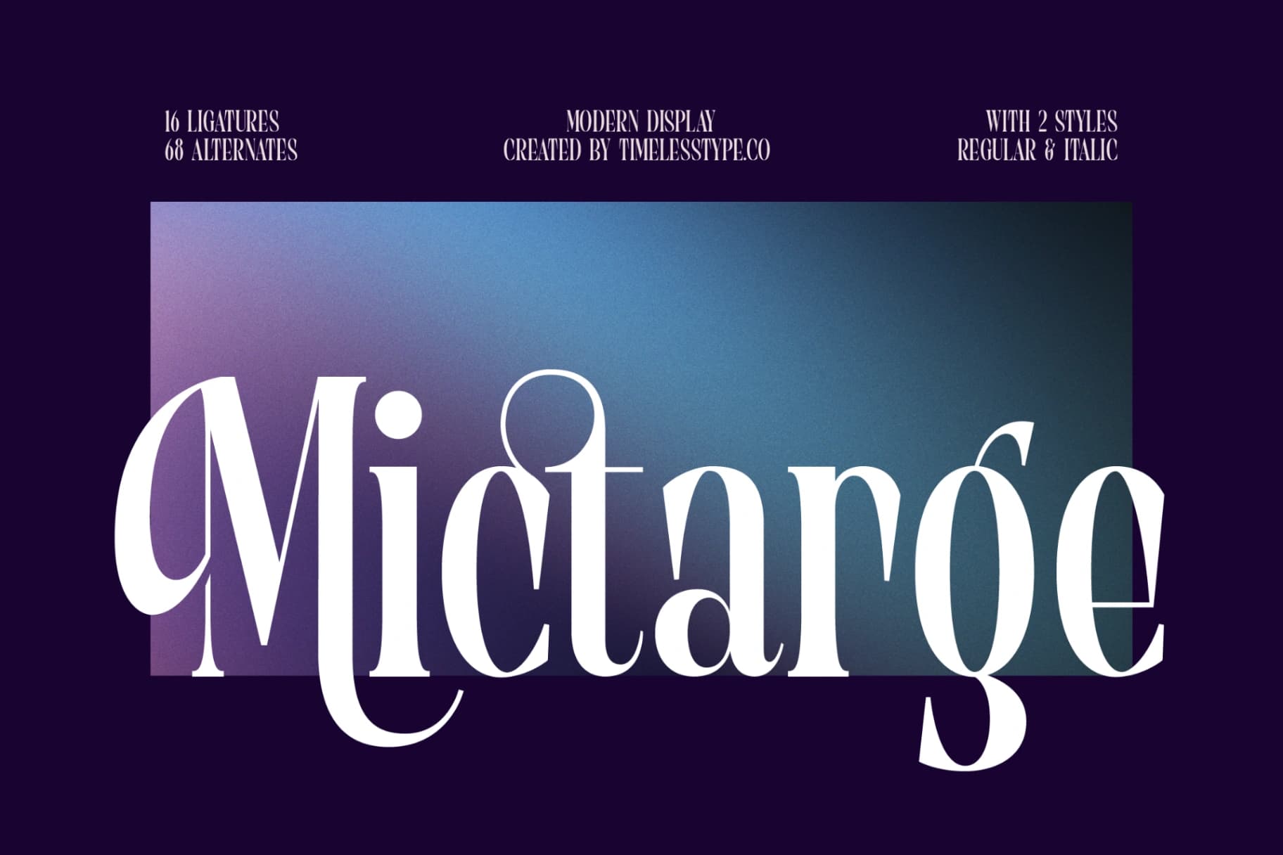 Preview 16 for Begosta - Modern Display Font
