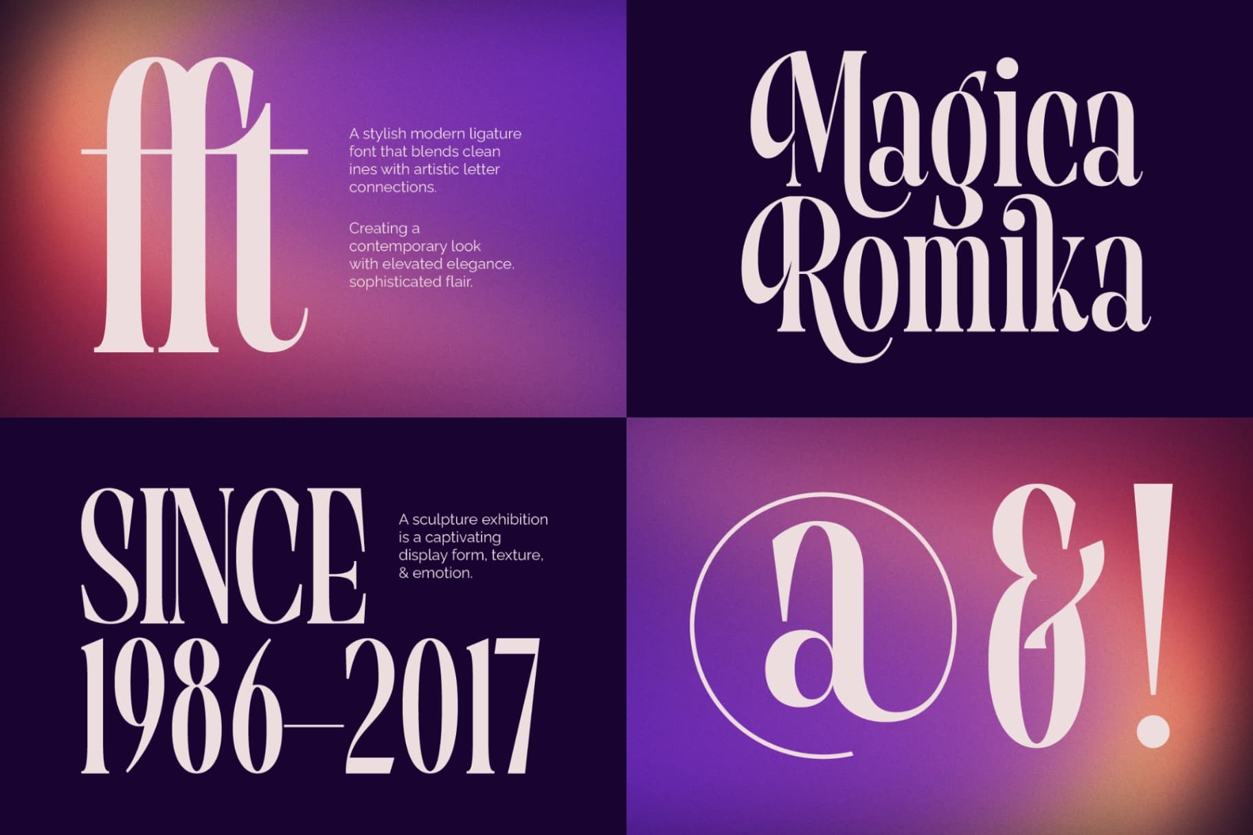 Preview 12 for Begosta - Modern Display Font