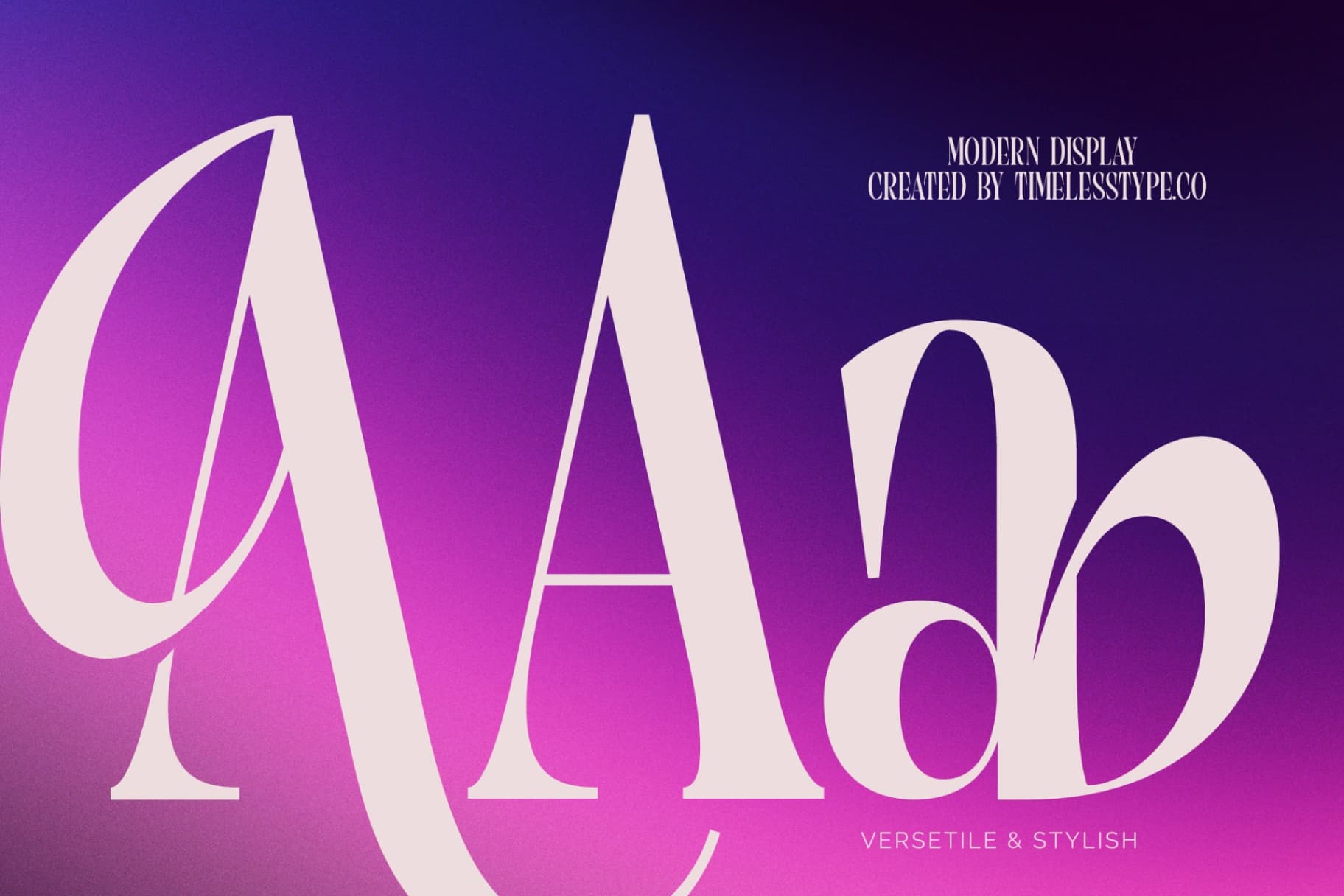 Preview 9 for Begosta - Modern Display Font