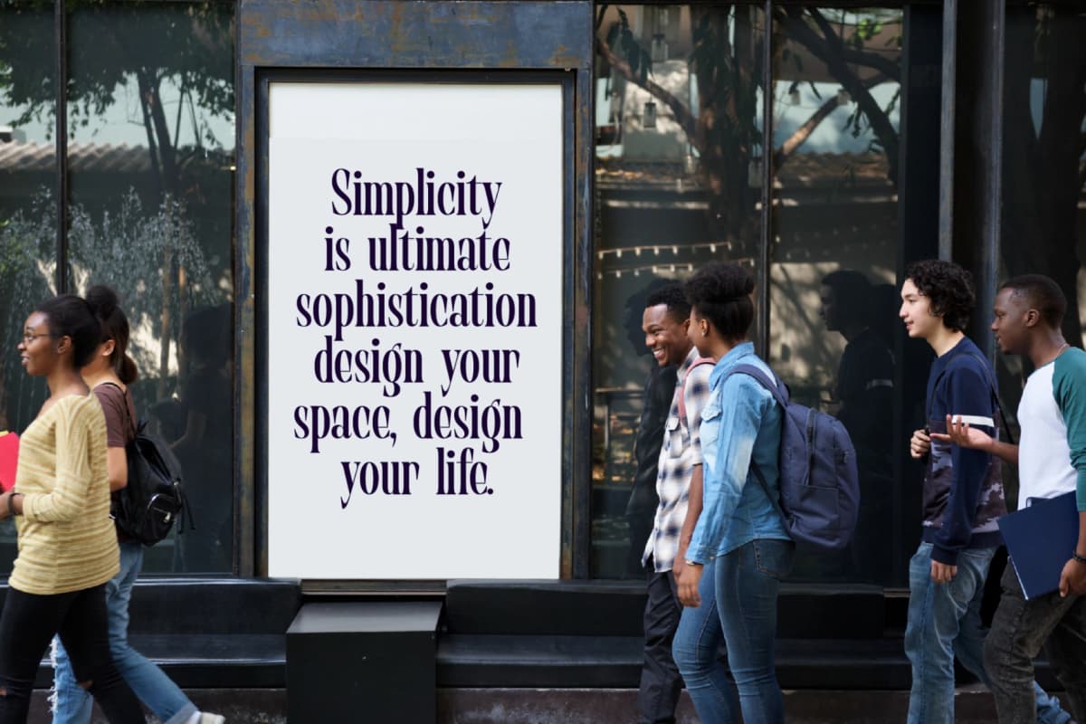 Begosta - Modern Display Font font preview 10