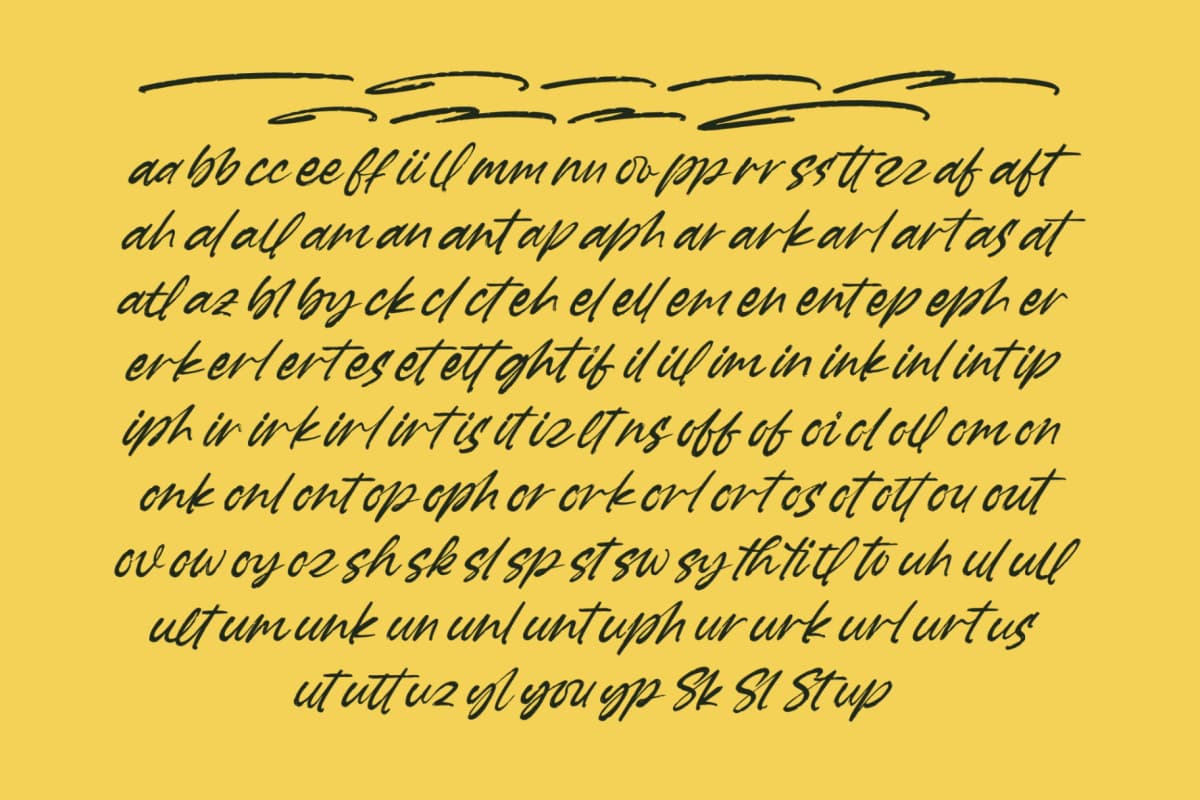 Preview 14 for Garden Solland – Bold Handwritten Font