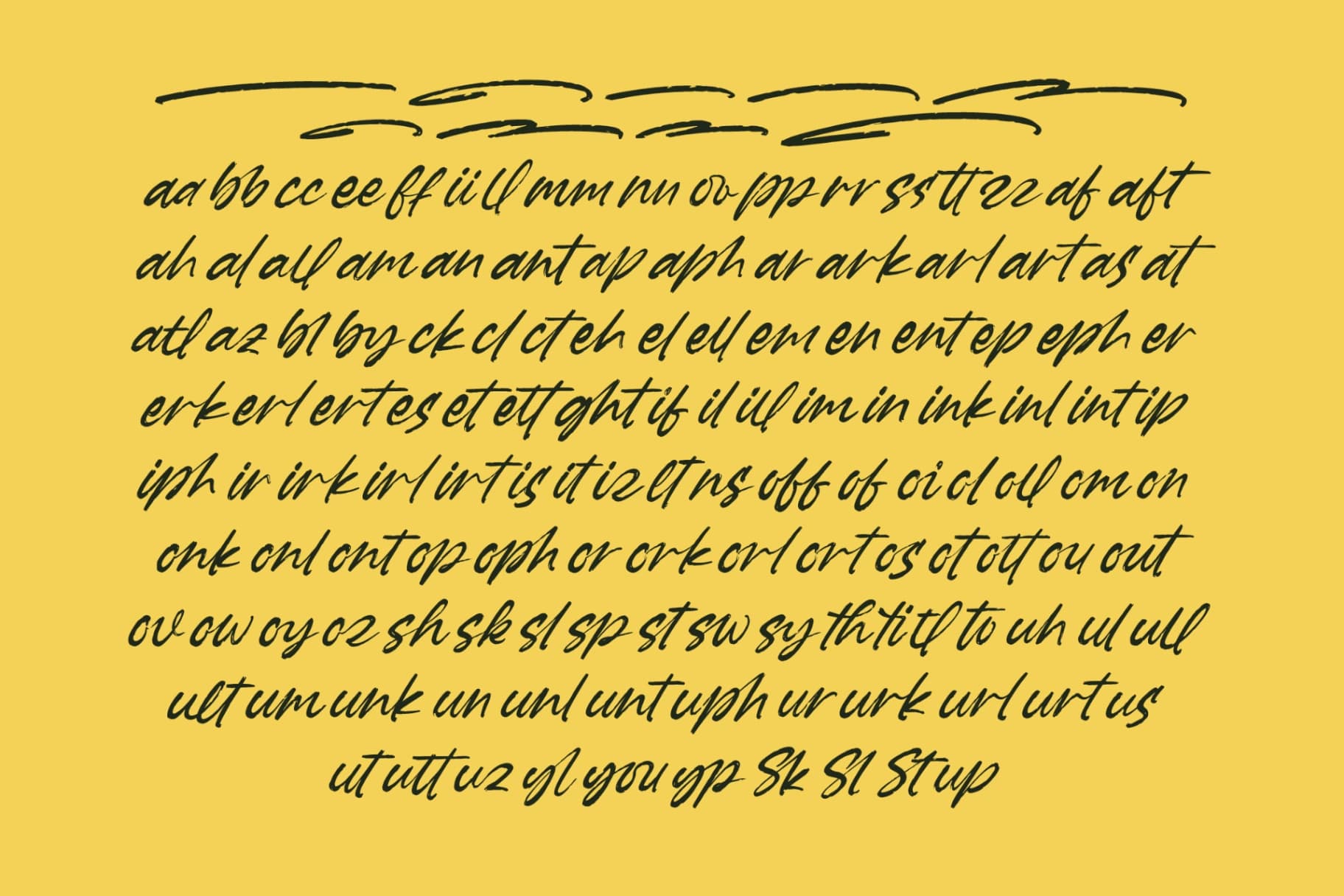 Preview 14 for Garden Solland – Bold Handwritten Font