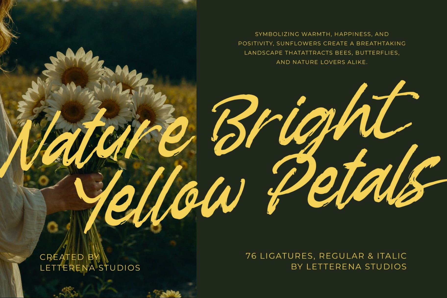 Preview 5 for Garden Solland – Bold Handwritten Font