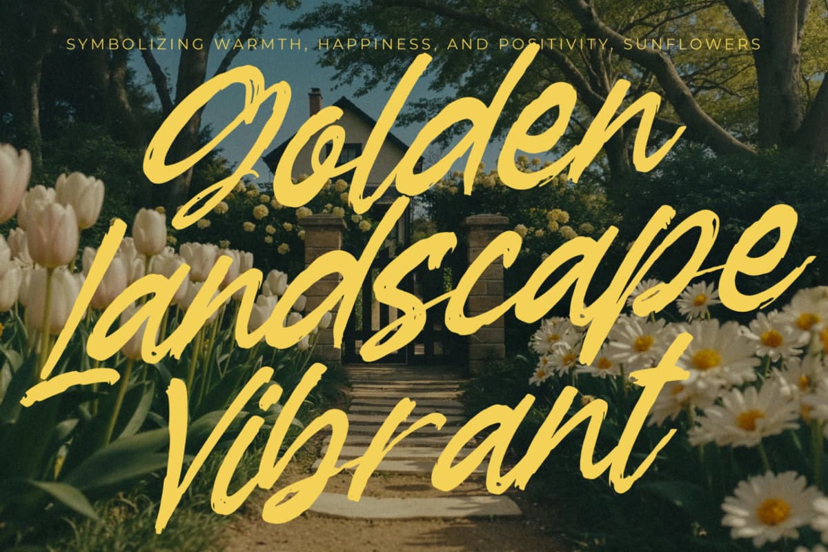 Preview 7 for Garden Solland – Bold Handwritten Font