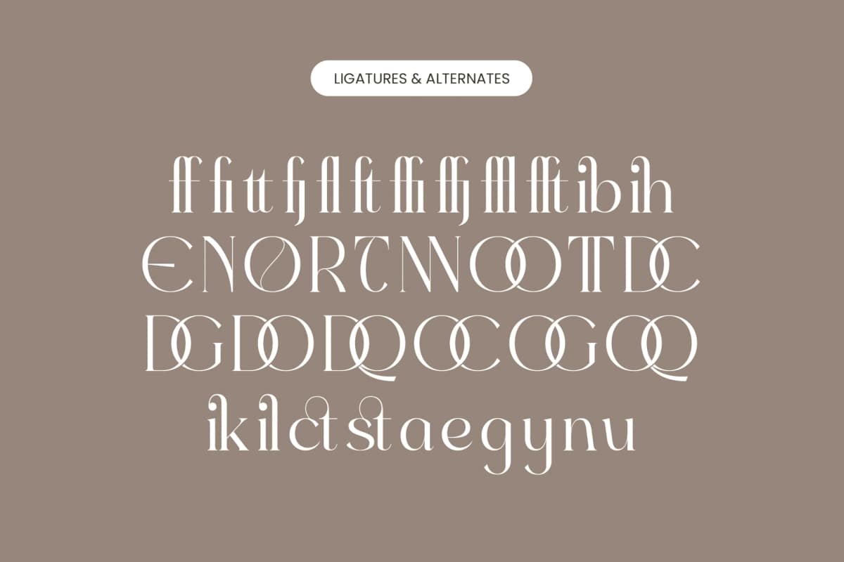 Eighty & Costina - Modern Serif Font font preview 18