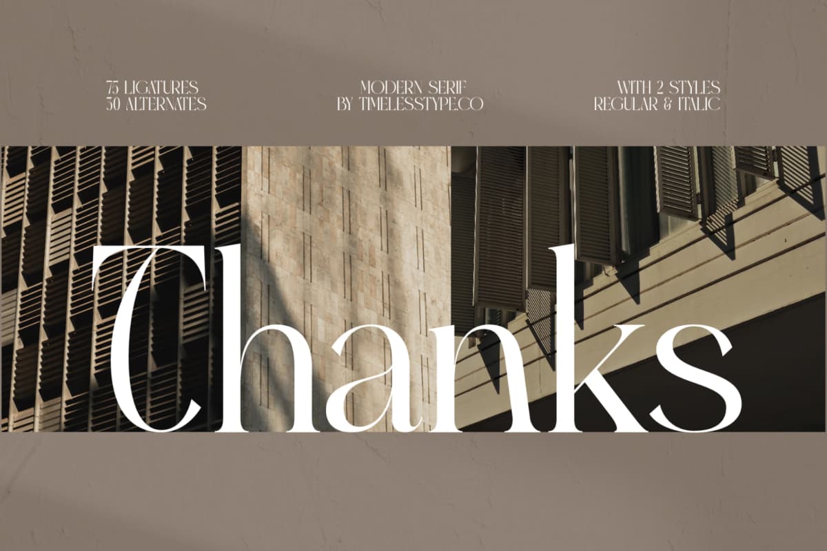 Eighty & Costina - Modern Serif Font font preview 20