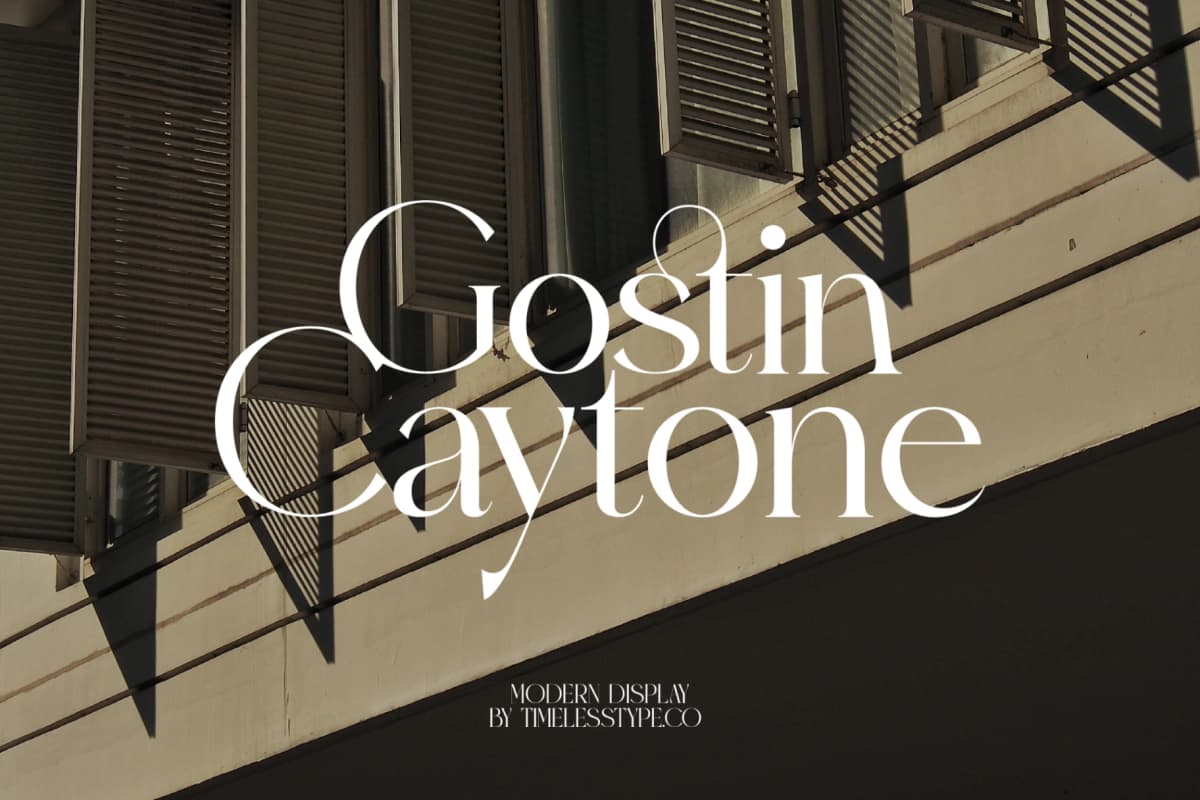 Eighty & Costina - Modern Serif Font font preview 2