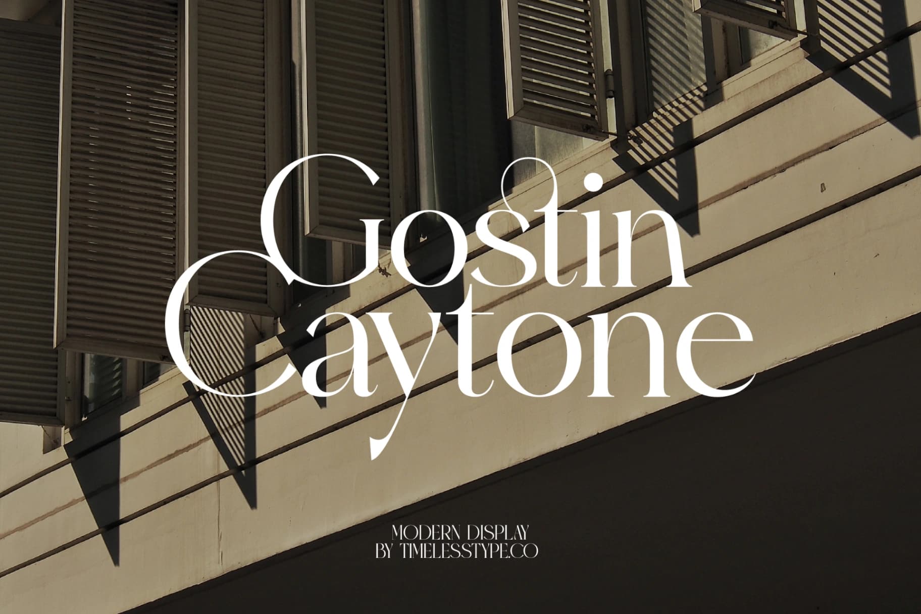 Preview 2 for Eighty & Costina - Modern Serif Font