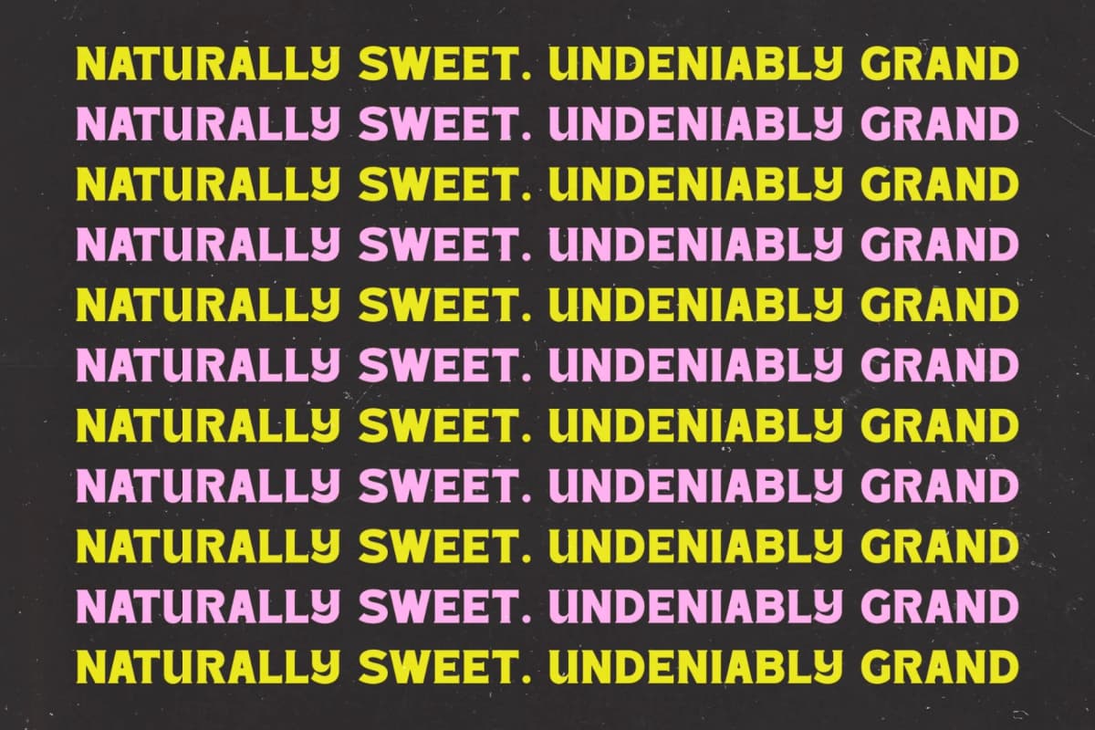 Grand Honey - Freestyle Display Font font preview 12
