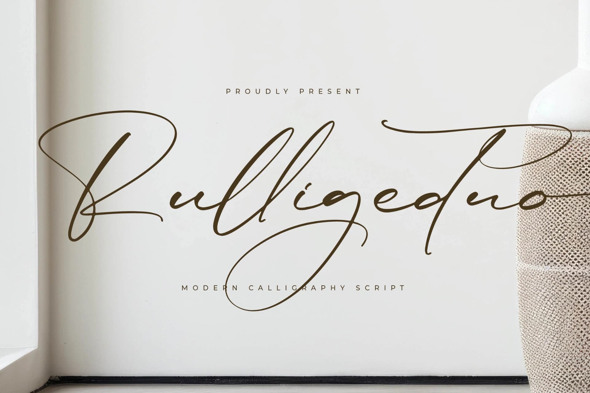 Preview of Rulligedro – Modern Calligraphy Script font