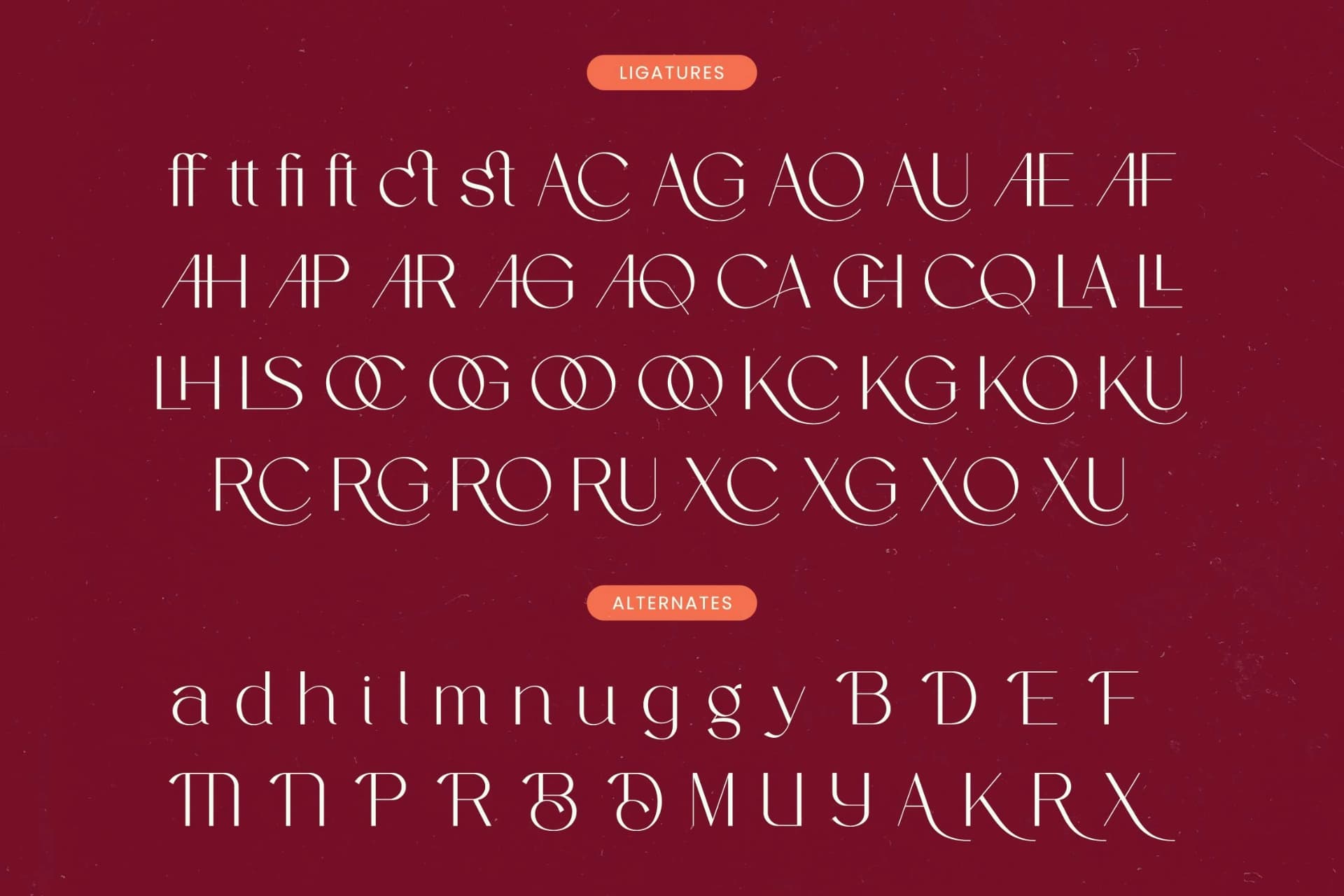 Preview 19 for Marko - Elegant Thin Sans Serif Font