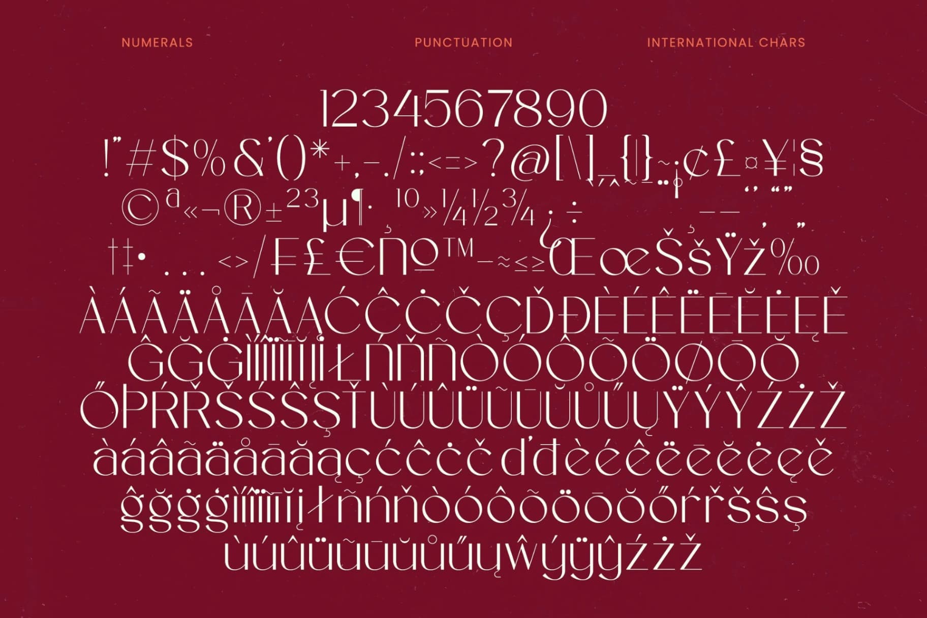 Preview 17 for Marko - Elegant Thin Sans Serif Font