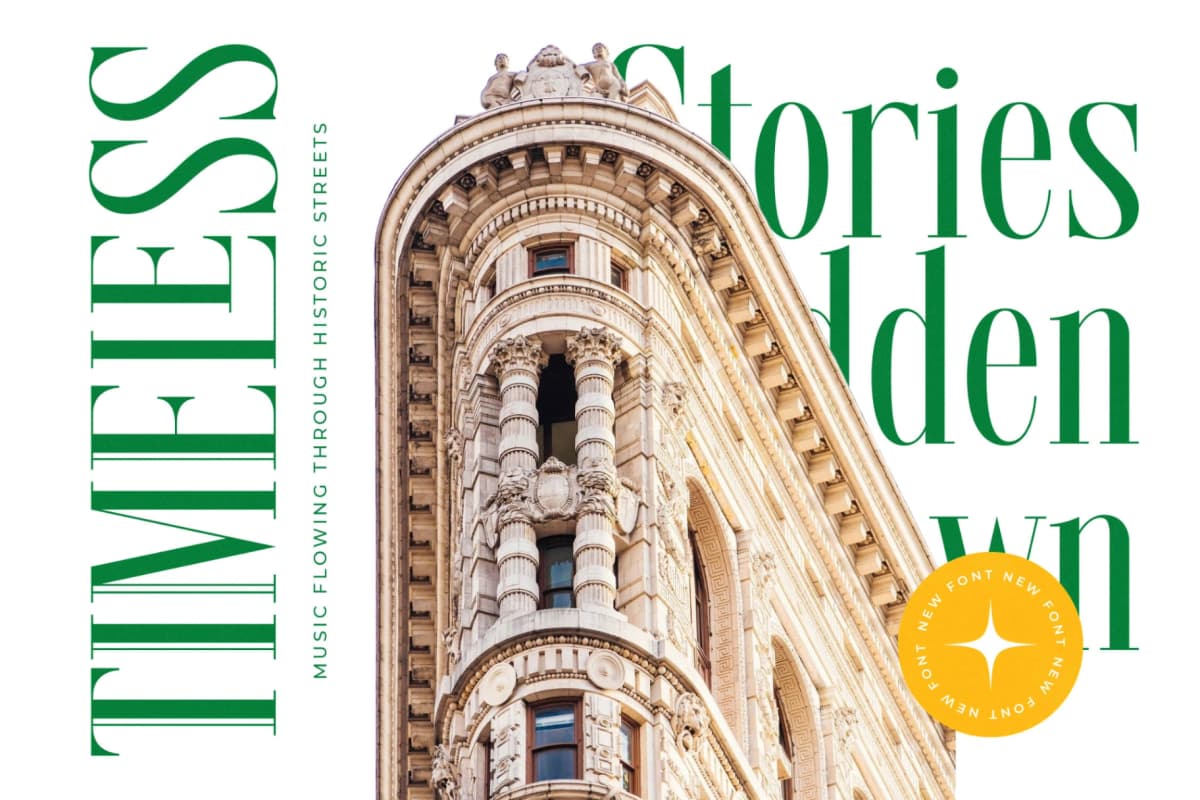 Glomreis - Modern Serif Font font preview 7