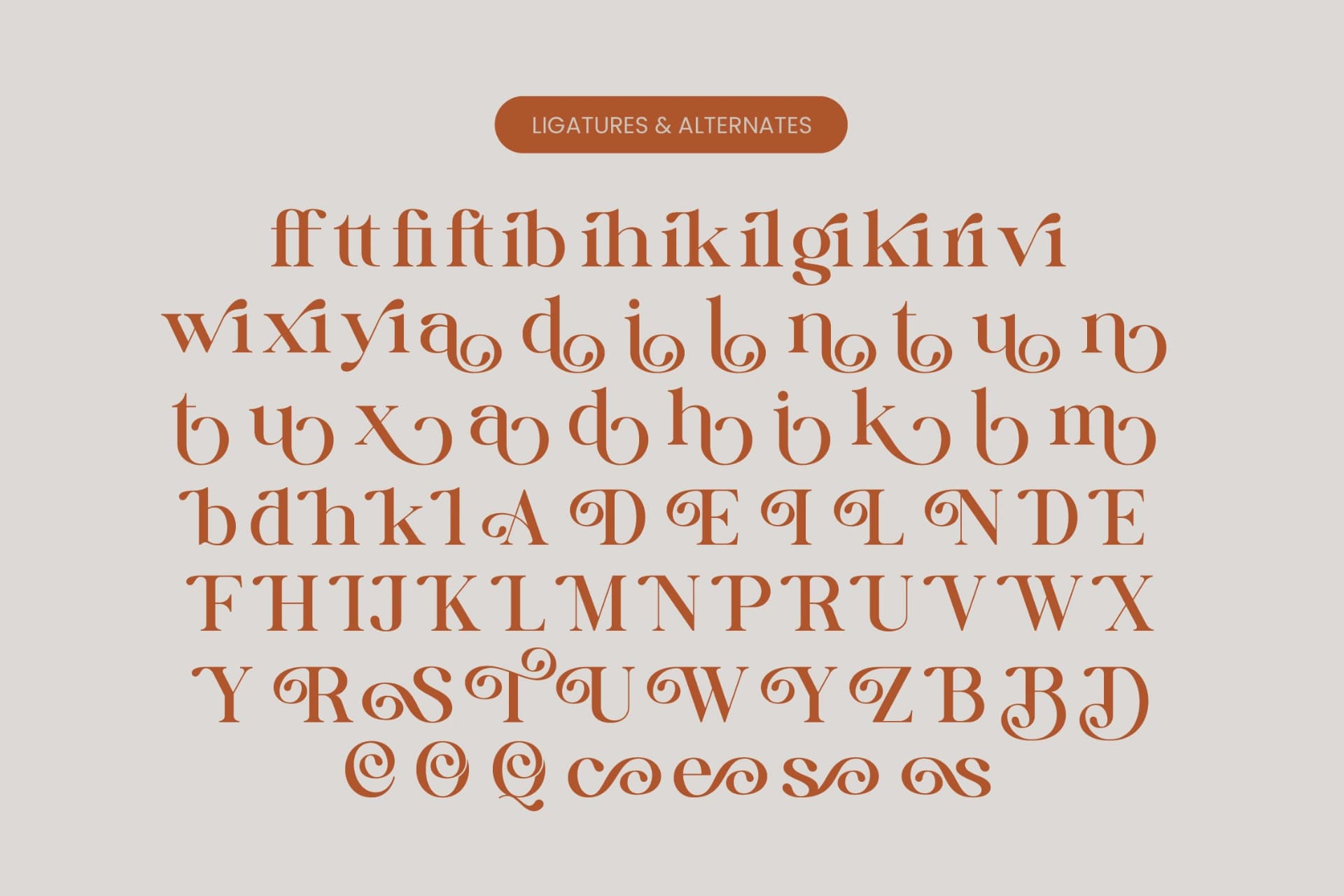 Preview 18 for Quika Calletto - Modern Serif Font