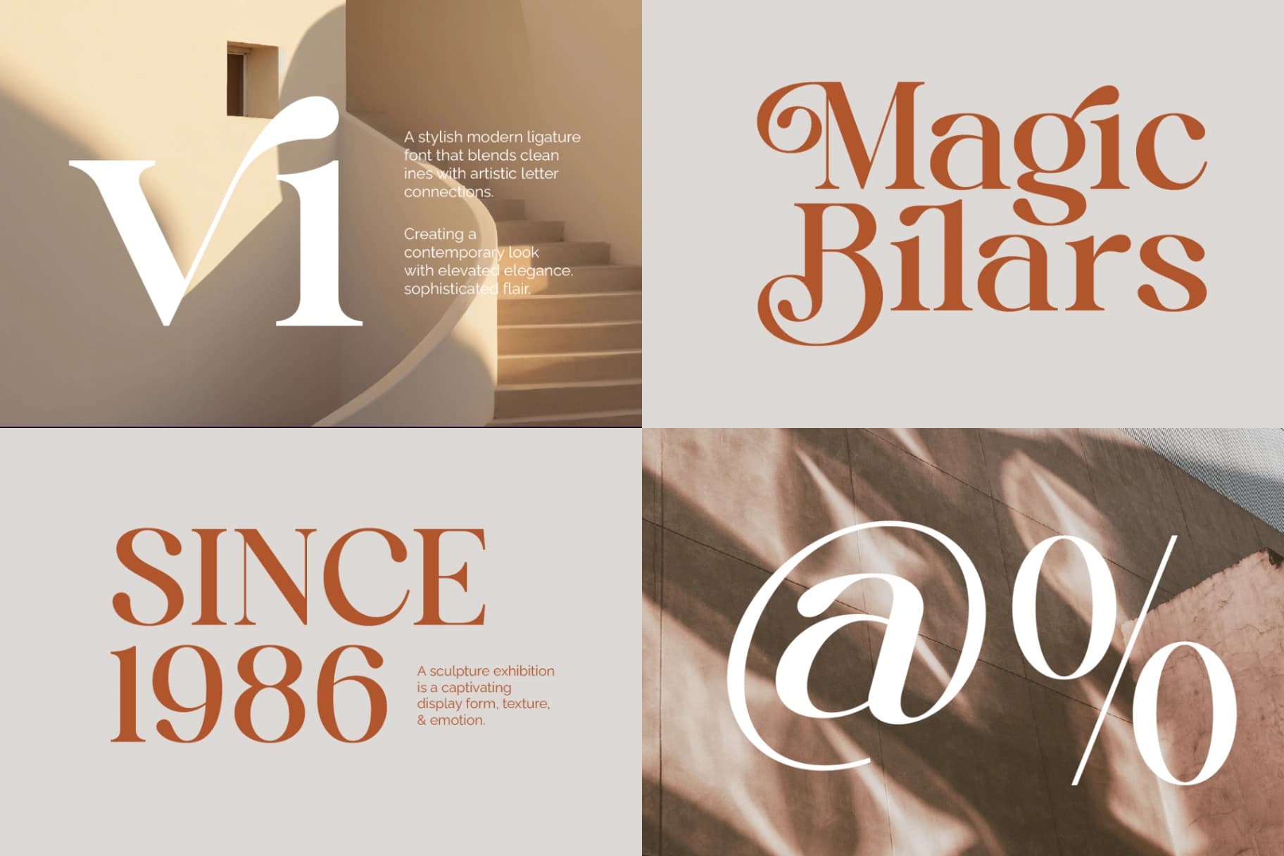 Preview 8 for Quika Calletto - Modern Serif Font