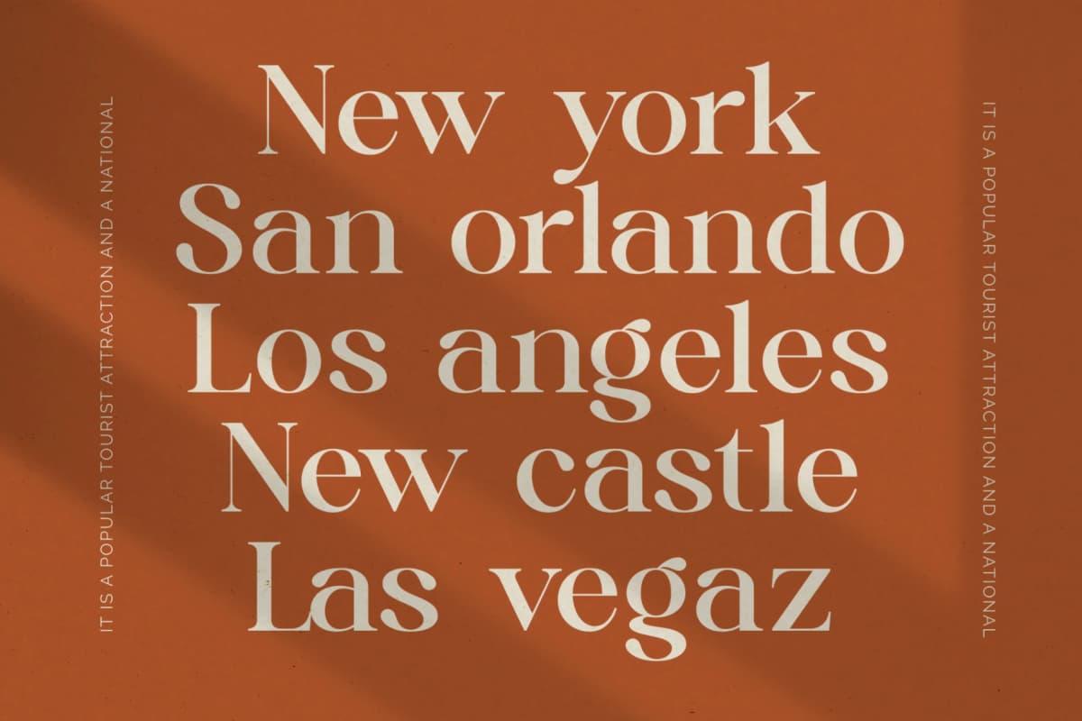 Quika Calletto - Modern Serif Font font preview 5