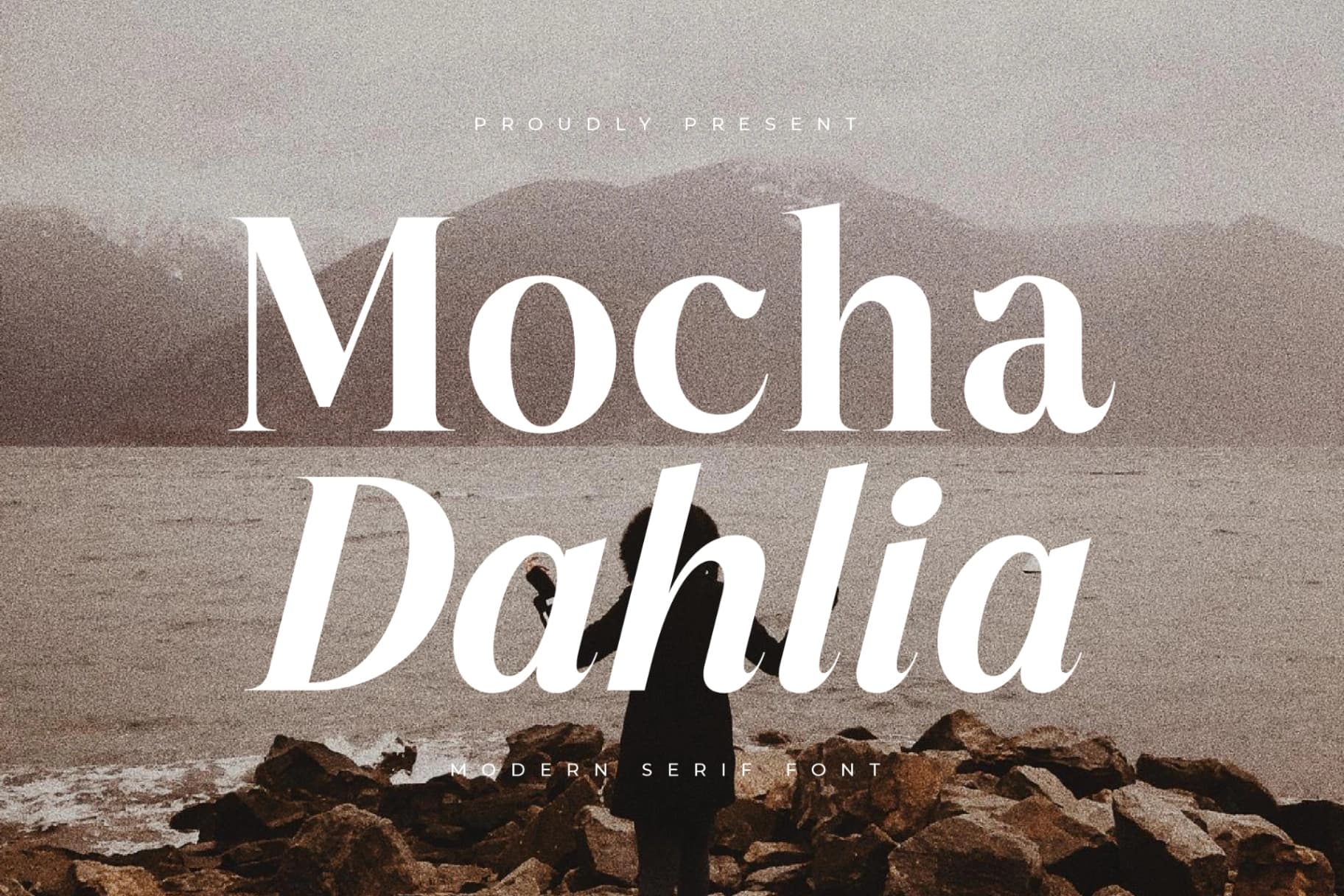 Preview of Mocha Dahlia – Modern Serif Font font