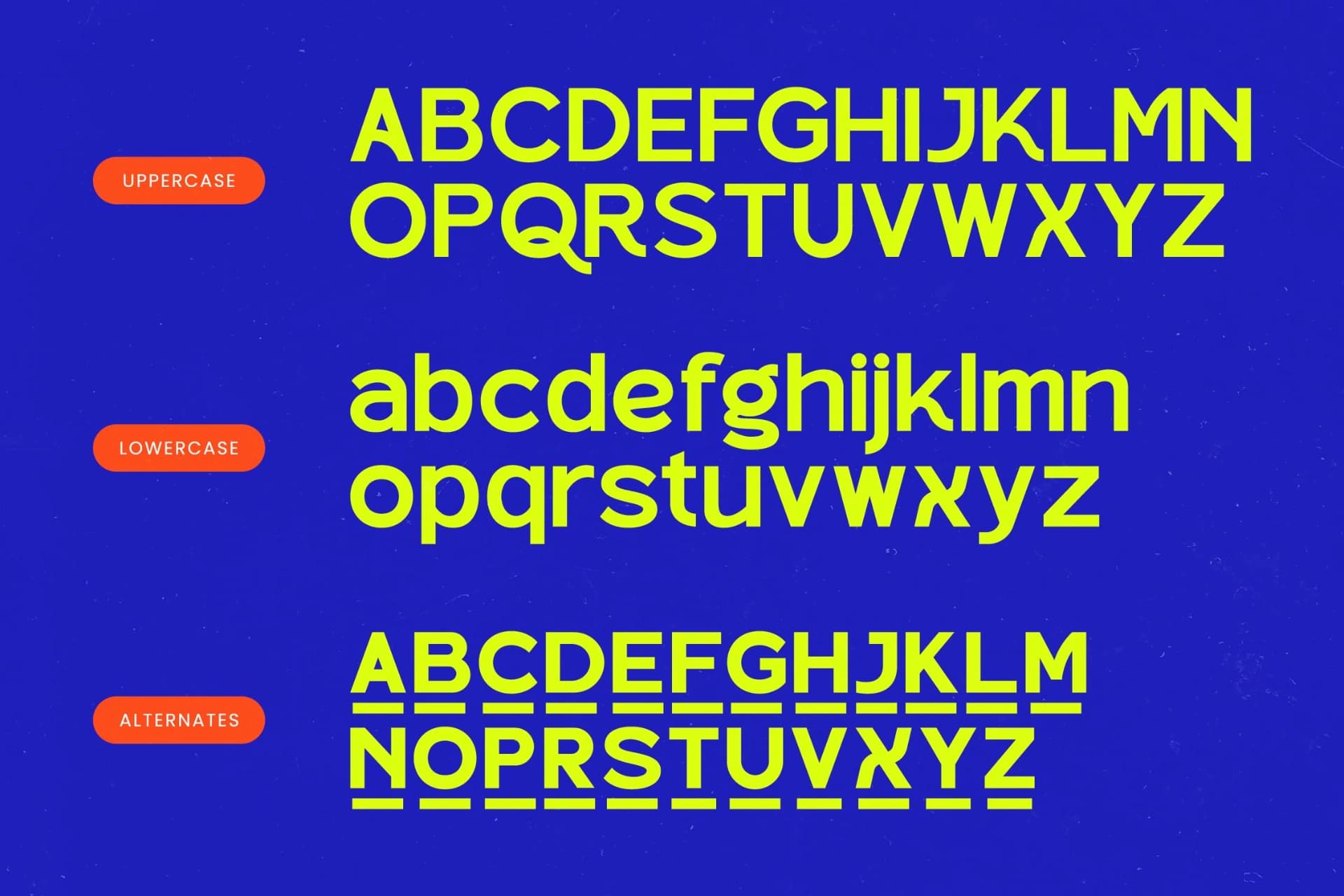 Preview 6 for Bloker - Bold Sans Display Font