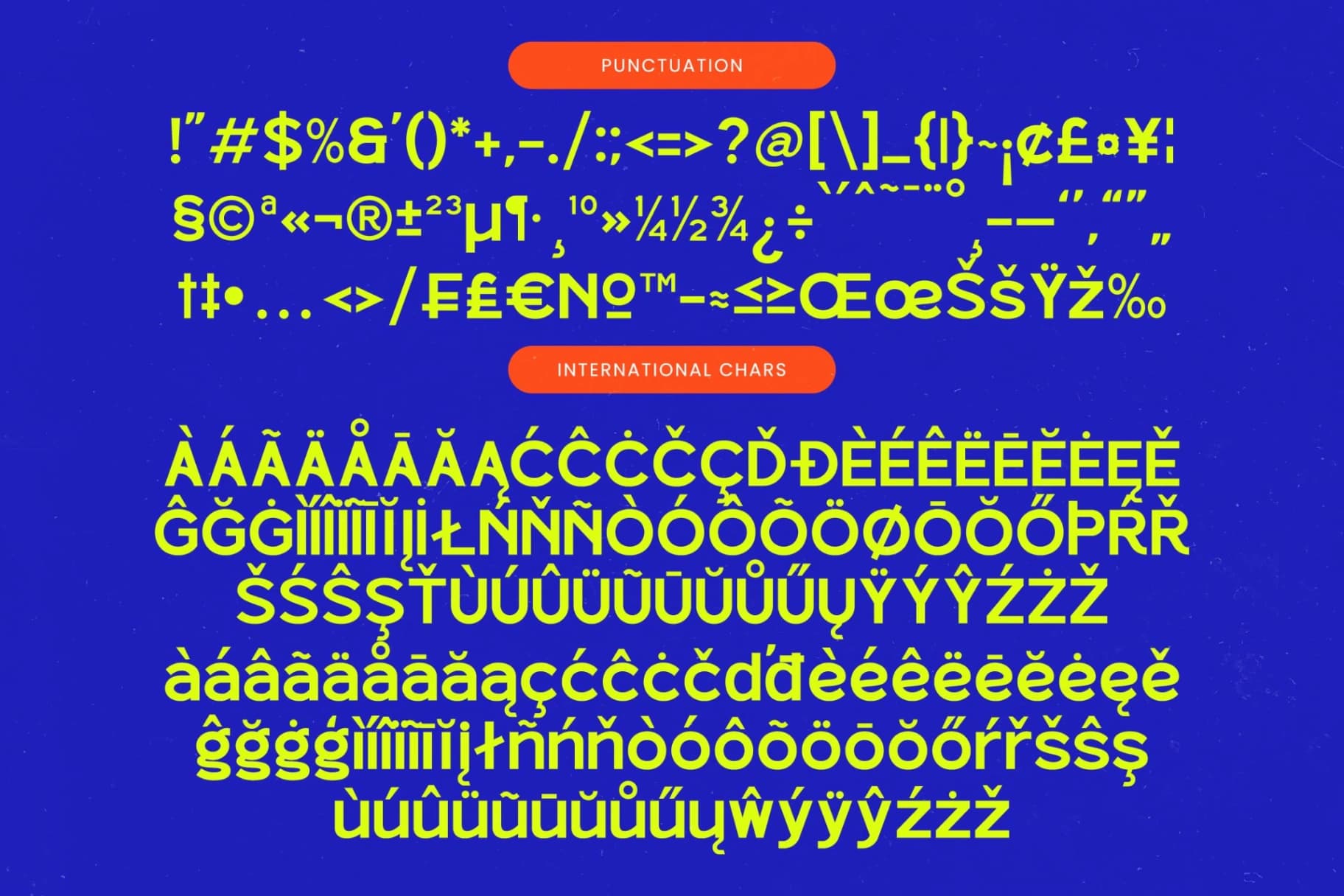 Preview 18 for Bloker - Bold Sans Display Font