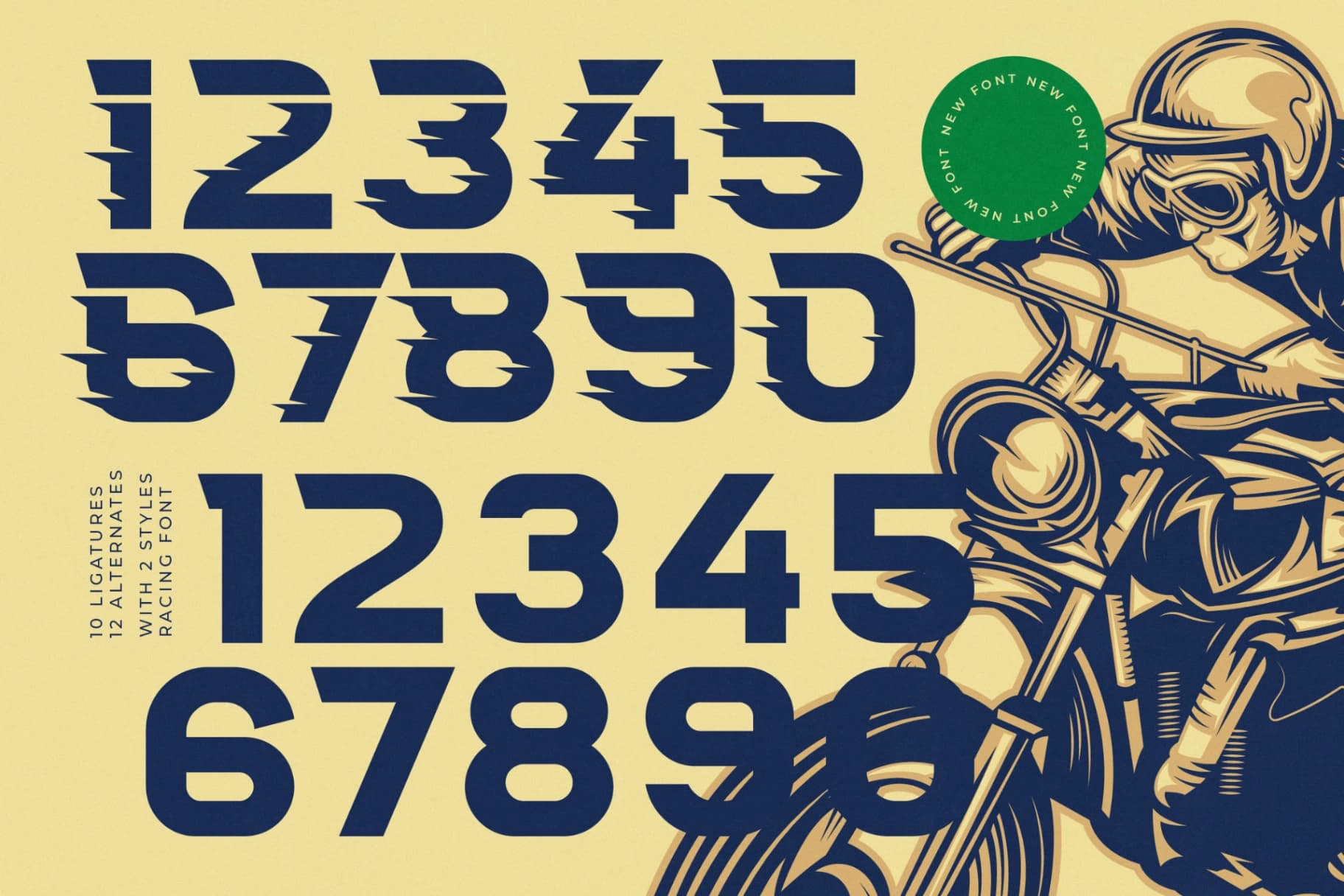 Preview 15 for Grand Engine - Racing Display Font