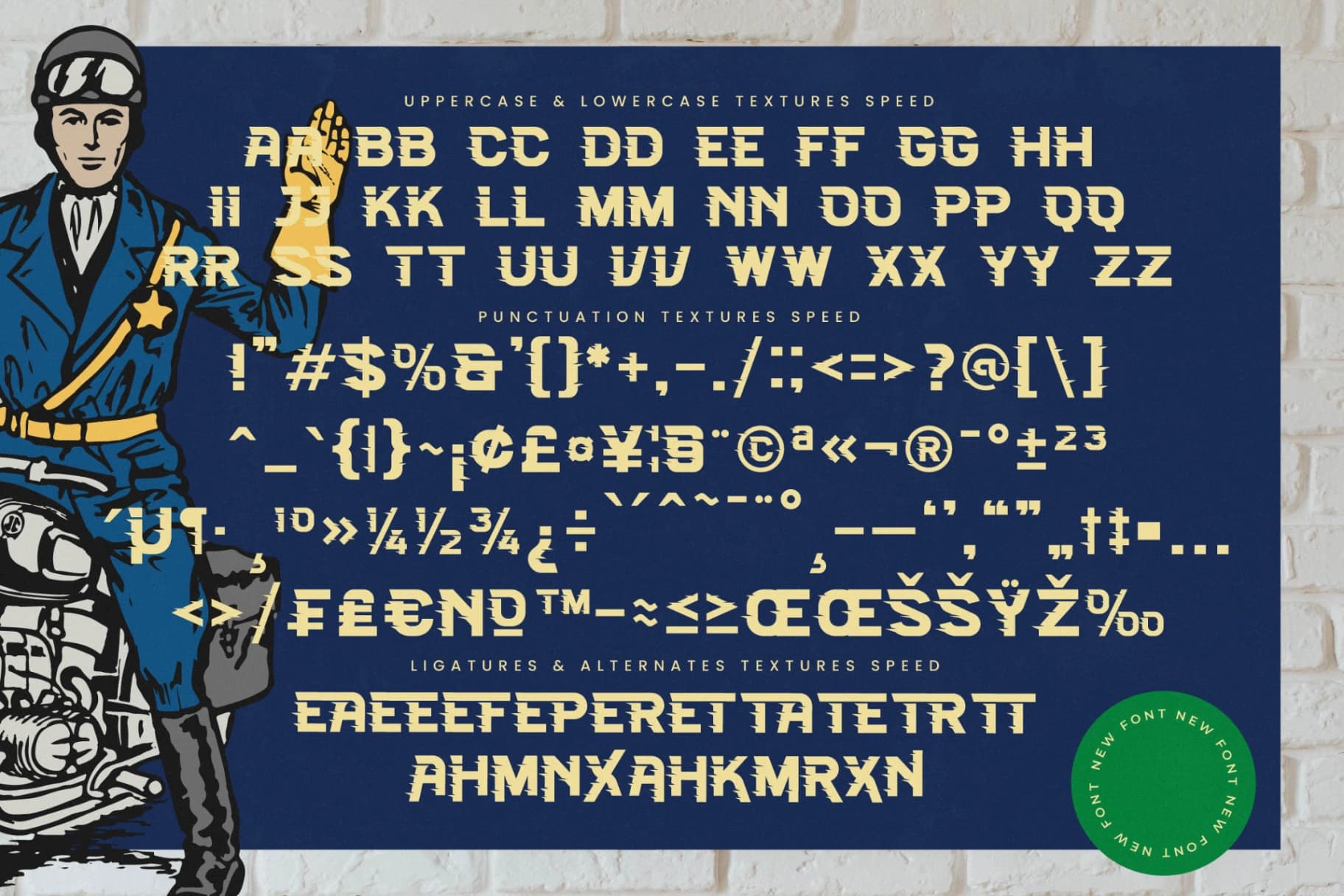 Preview 19 for Grand Engine - Racing Display Font