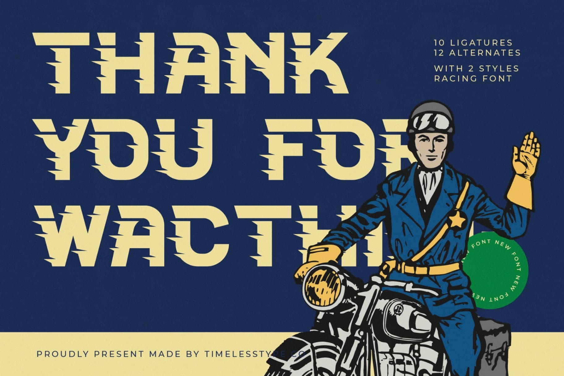 Preview 20 for Grand Engine - Racing Display Font