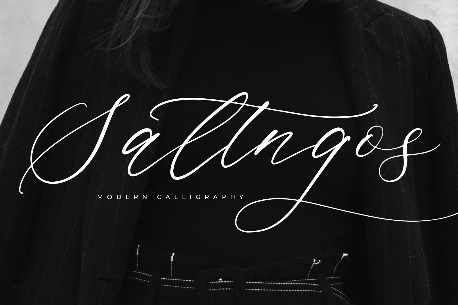 Preview of Saltngos – Modern Calligraphy font