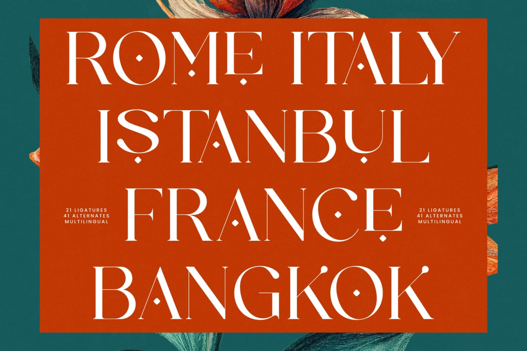 Preview 3 for Strikes Against - Modern Serif Font