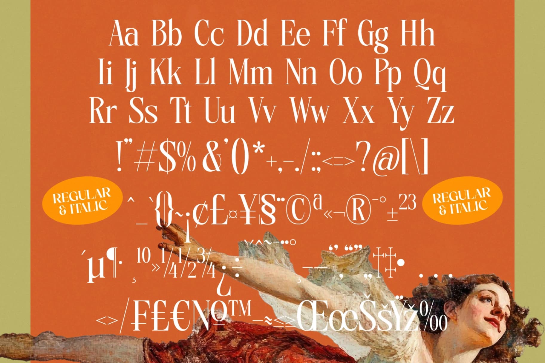 Preview 19 for Tigerlife Sparkle - Modern Alternate Serif Font