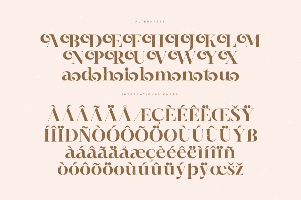 Preview 14 for Elegan Blend – Modern Serif Font