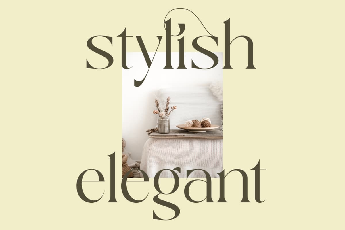 Qaisar - Elegant Serif Font font preview 12