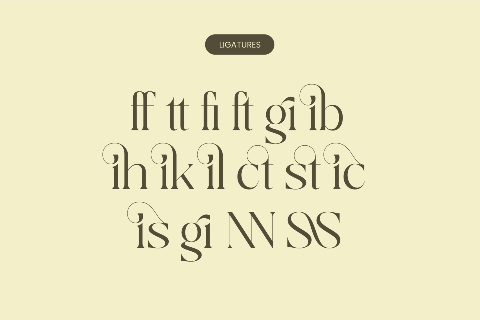 Preview 18 for Qaisar - Elegant Serif Font