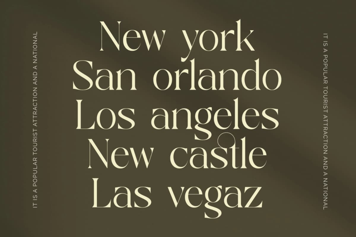 Qaisar - Elegant Serif Font font preview 9