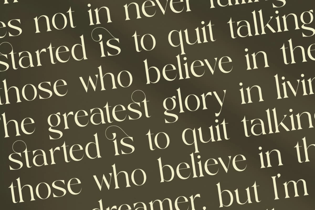 Qaisar - Elegant Serif Font font preview 15