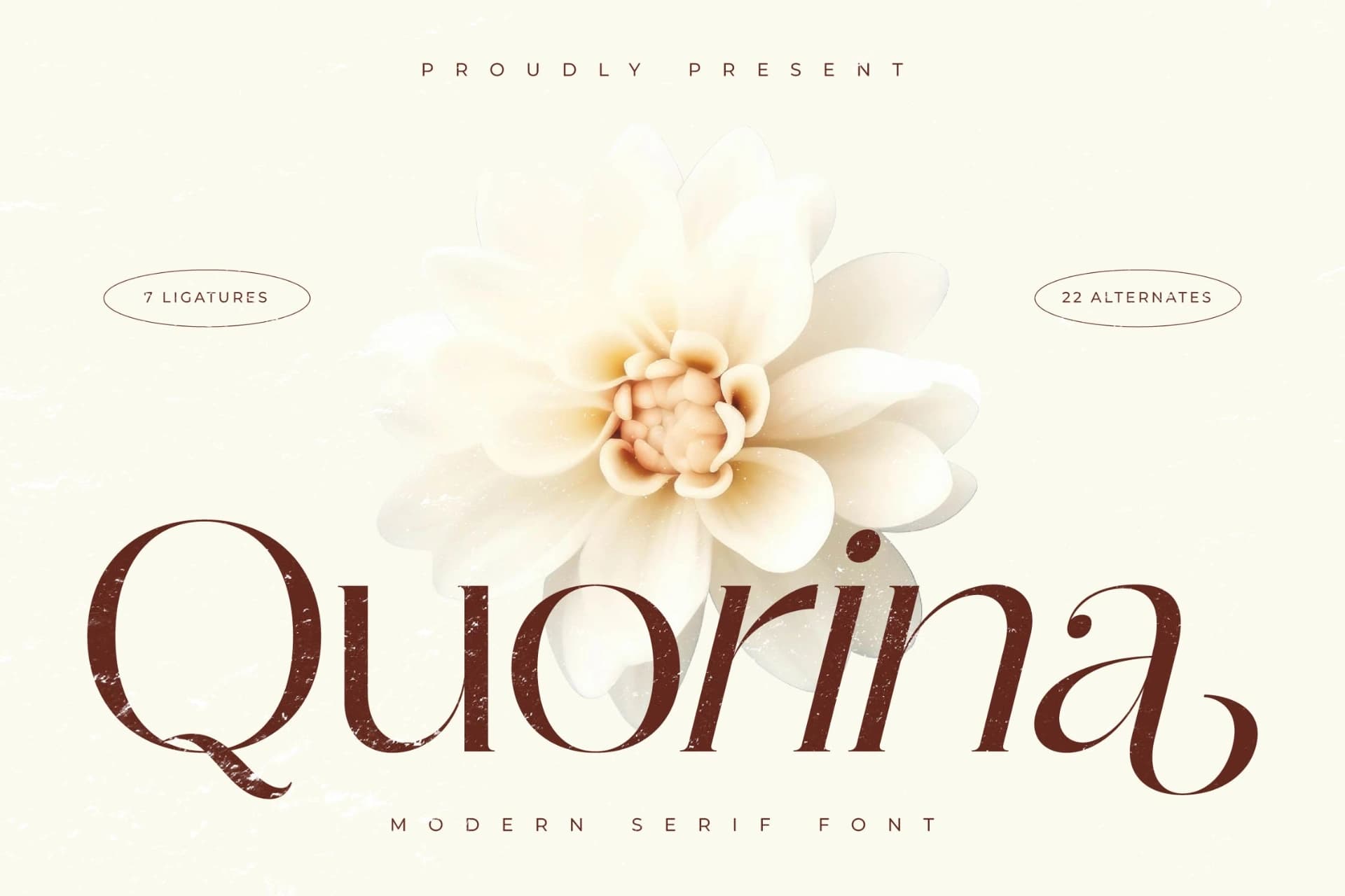 Preview of Quorina – Modern Serif Font font