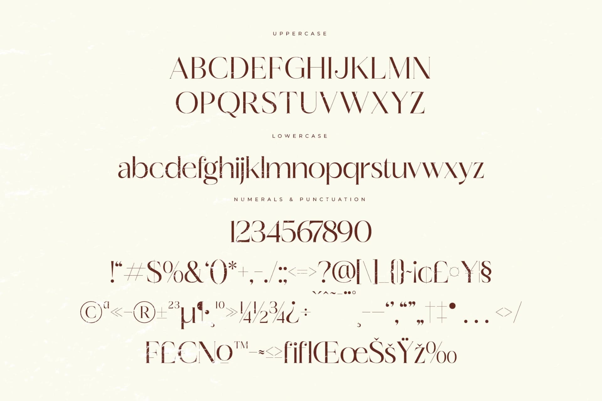 Preview 13 for Quorina – Modern Serif Font