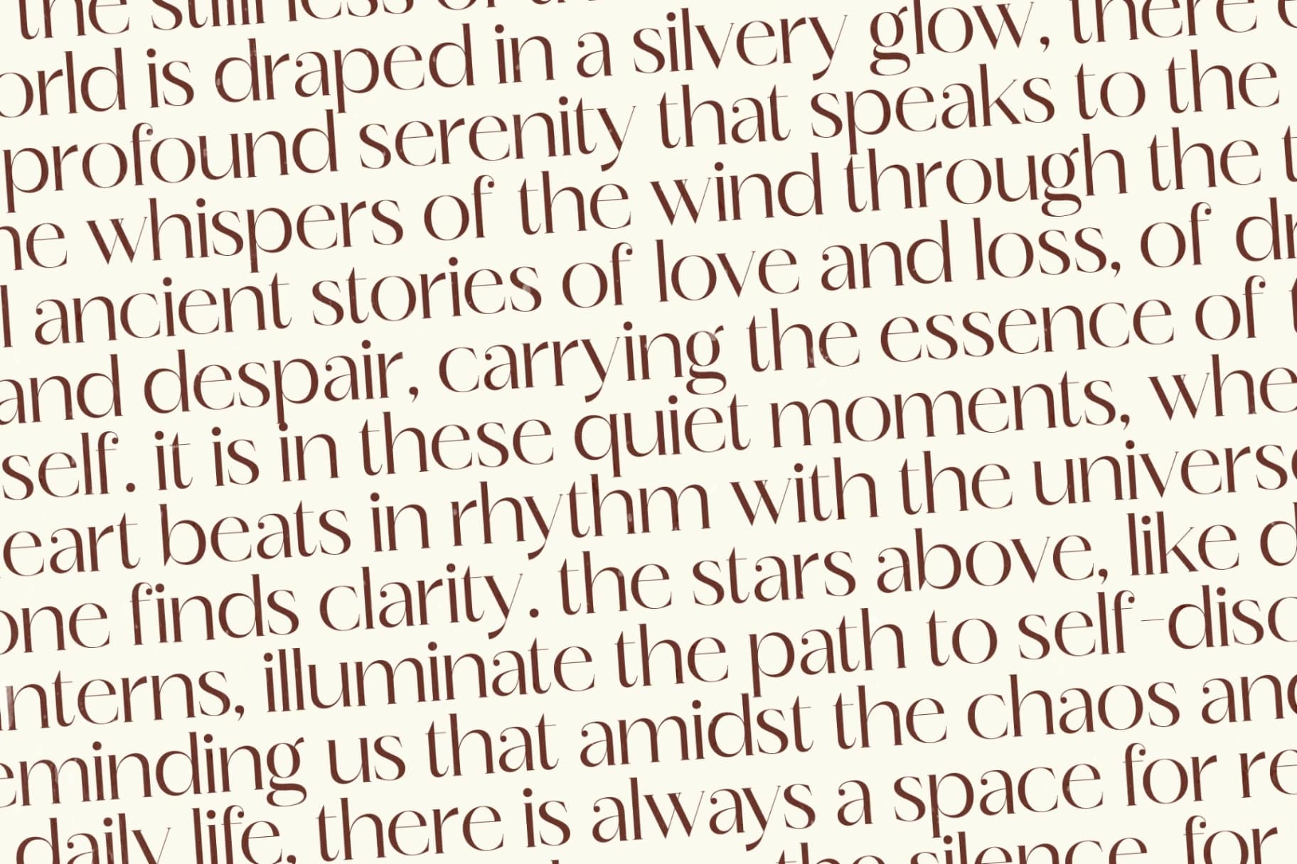 Preview 7 for Quorina – Modern Serif Font