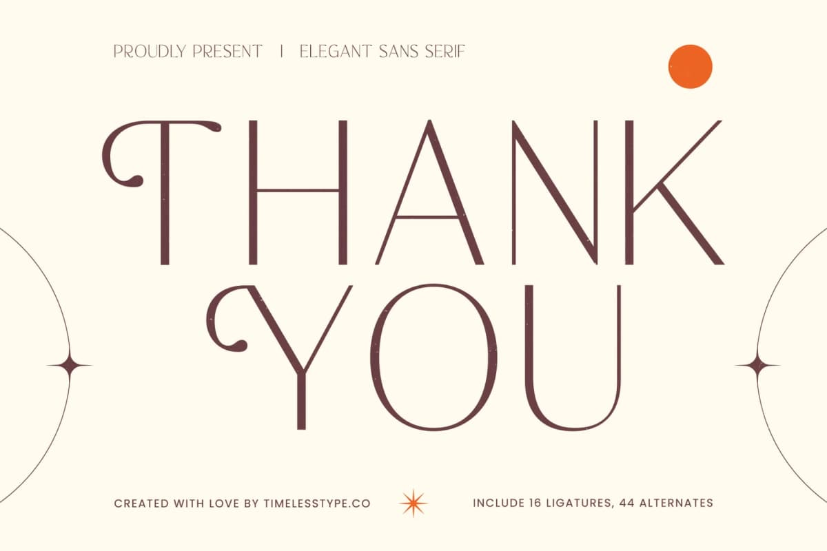 Rafbela Egitha - Elegant Sans Serif Display font preview 20