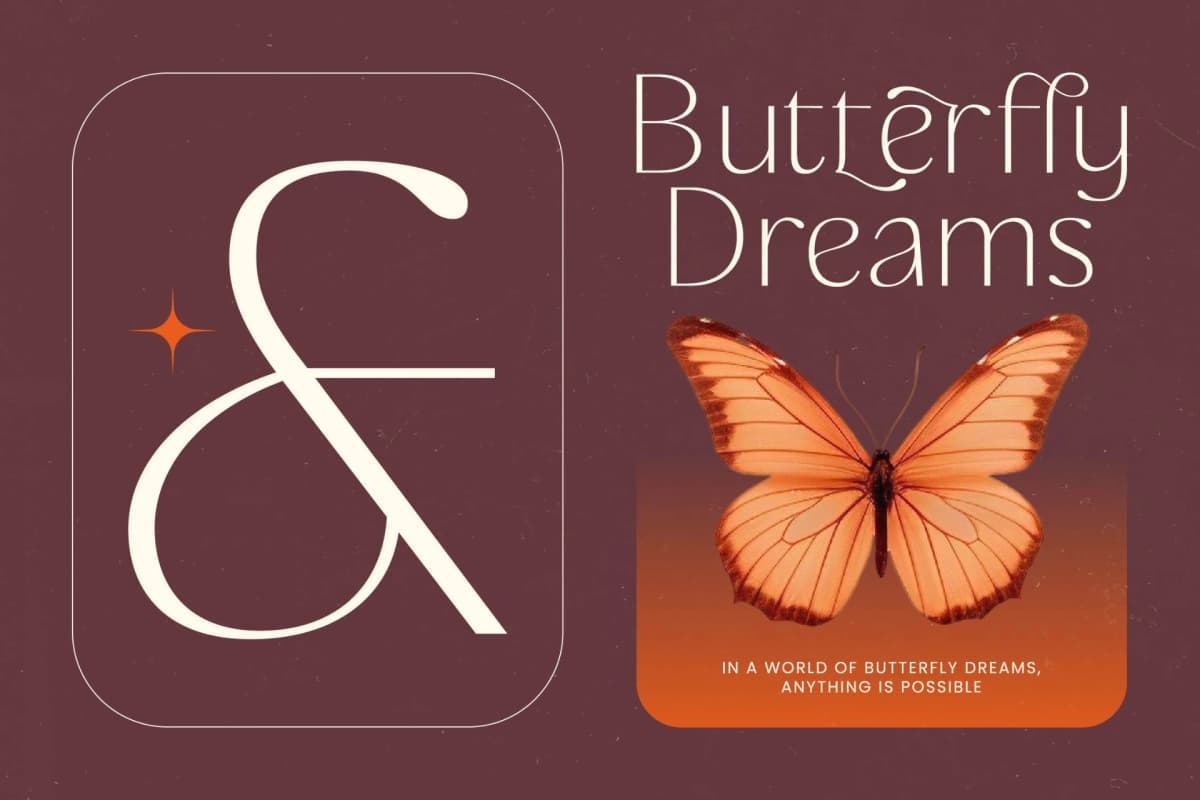 Rafbela Egitha - Elegant Sans Serif Display font preview 2