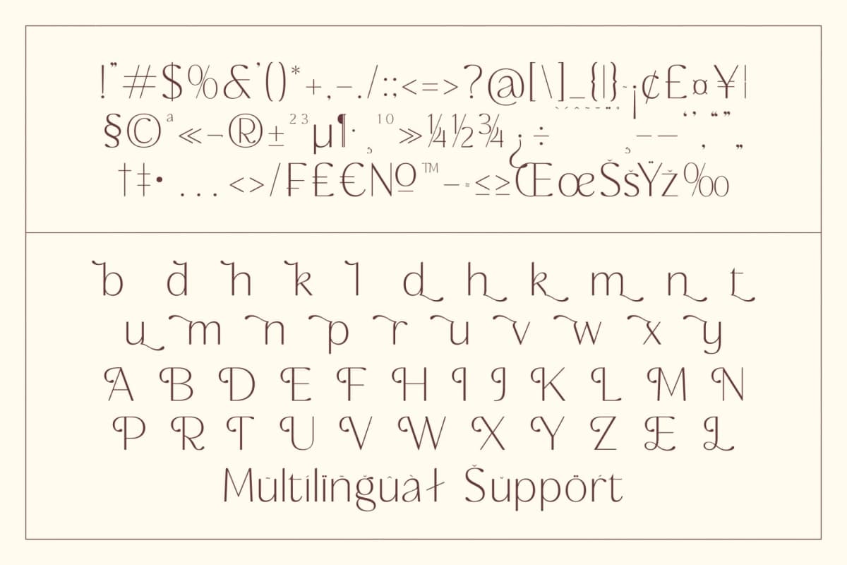 Rafbela Egitha - Elegant Sans Serif Display font preview 18