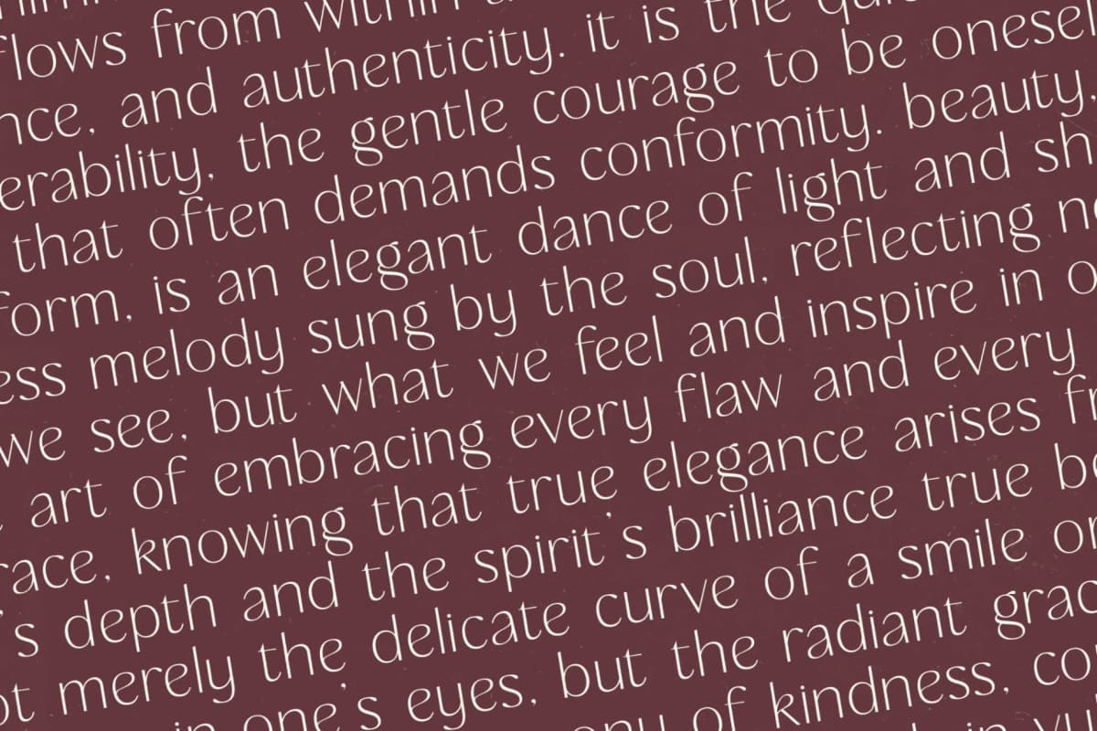 Rafbela Egitha - Elegant Sans Serif Display font preview 12
