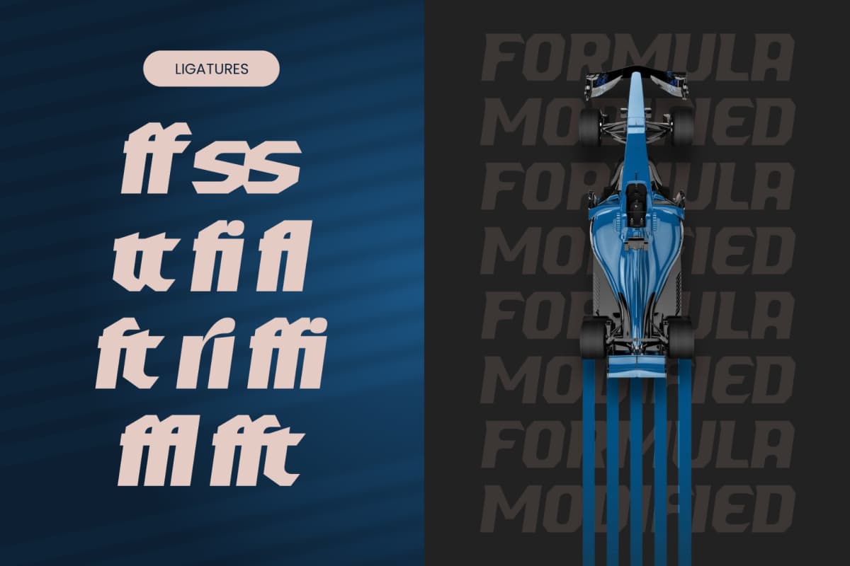 Buzer Rock - Futuristic Sporty Font font preview 17