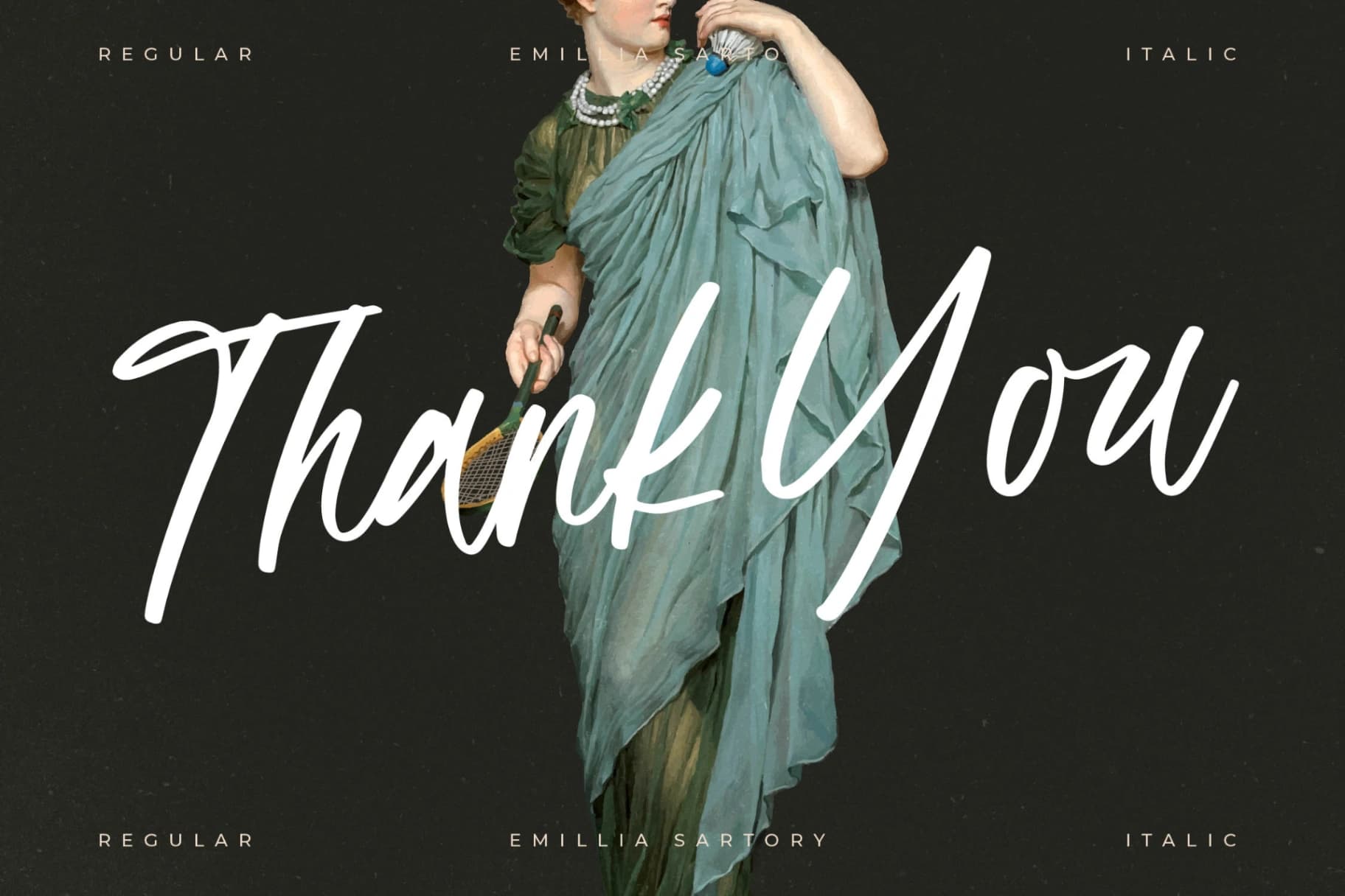 Preview 15 for Emillia Sartory – Modern Script Font