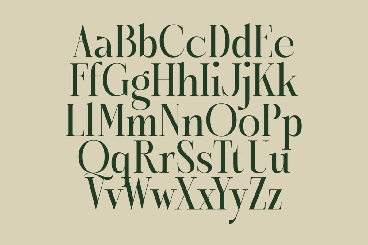 Karosa - Modern Serif Font font preview 14