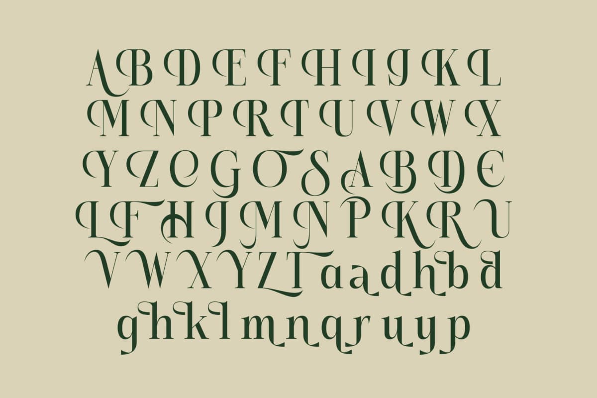Karosa - Modern Serif Font font preview 18