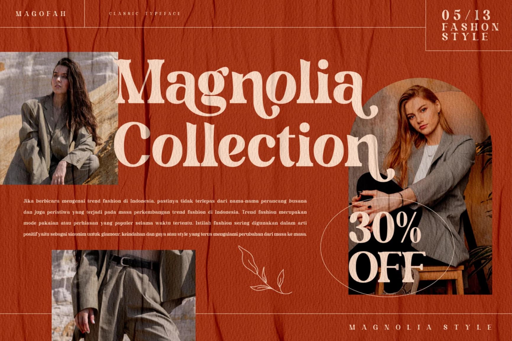 Preview 4 for Magofah - Modern Serif Font