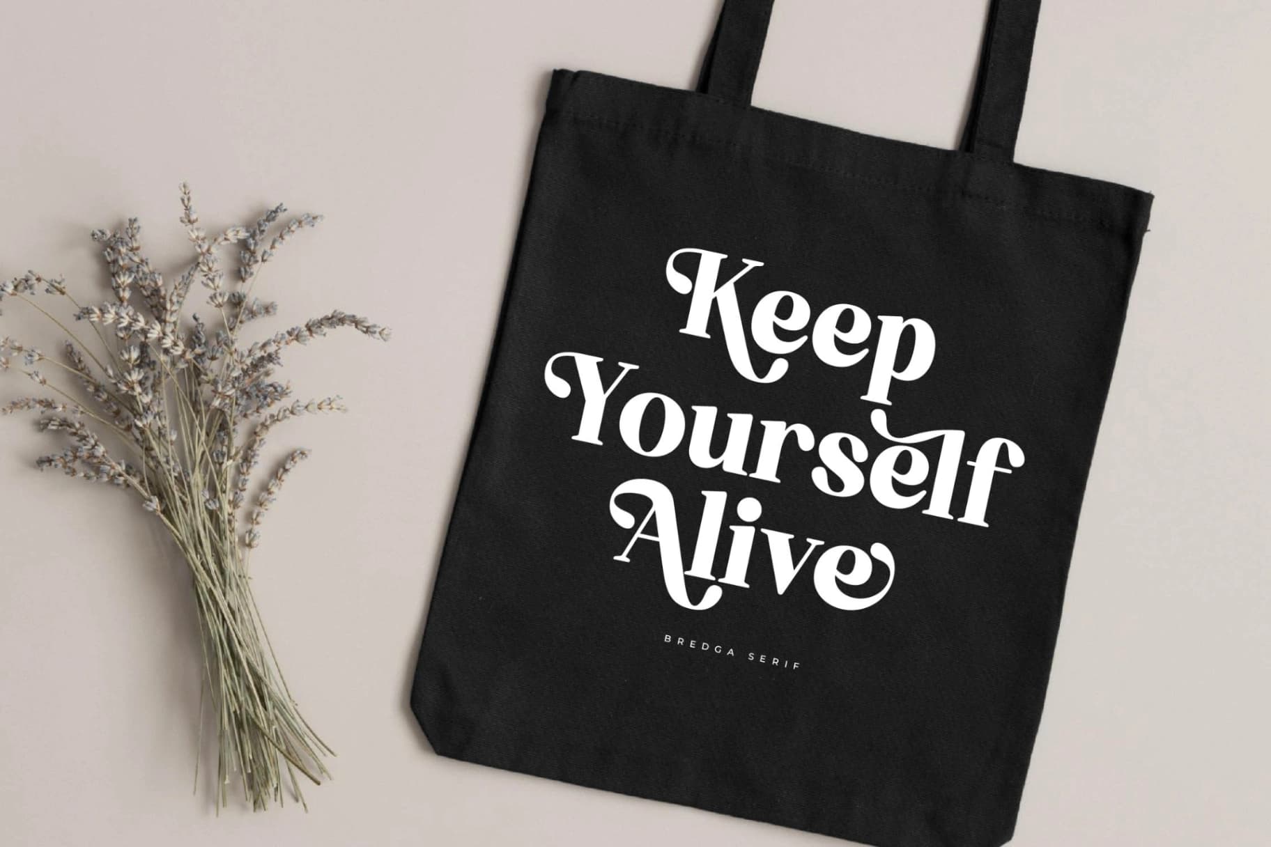 Preview 8 for Bredga – Decorative Serif Font