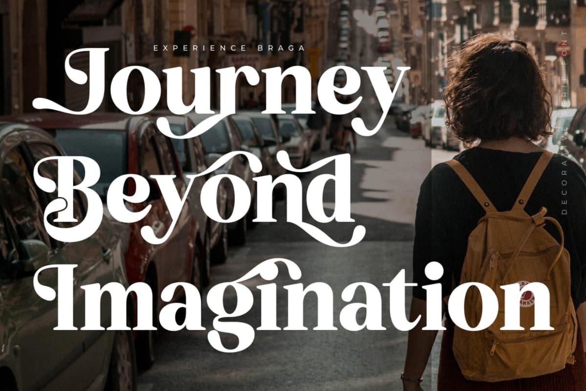 Bredga – Decorative Serif Font font preview 7