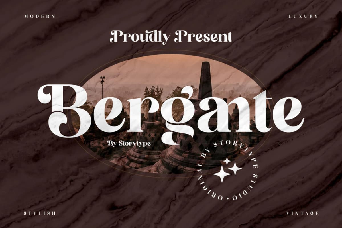 Preview 1 for Bergante - Classy Serif Font